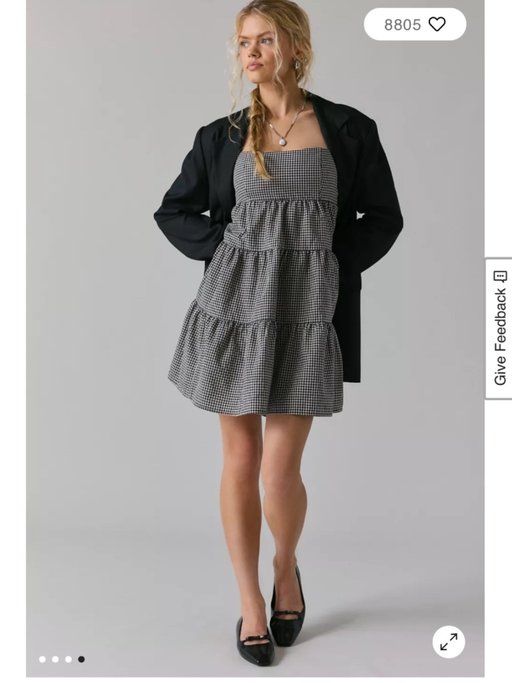 Kimchi Blue Zosia Tiered Babydoll Mini Dress